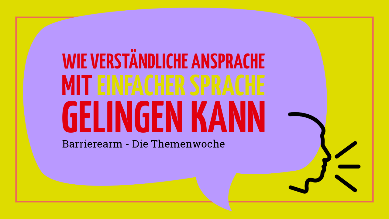 Barrierearm einfache Sprache