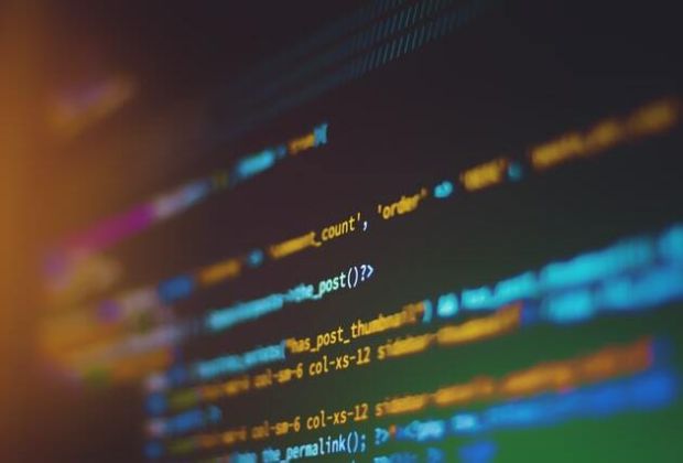 Bild eines Programiercodes